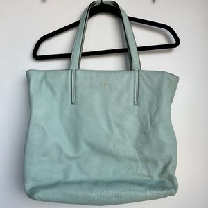 Kate Spade Light Mint Green Tote Bag